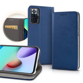 Portfele - Etui MOTOROLA MOTO G42 Portfel z Klapką Flip Magnet granatowe - grafika 1