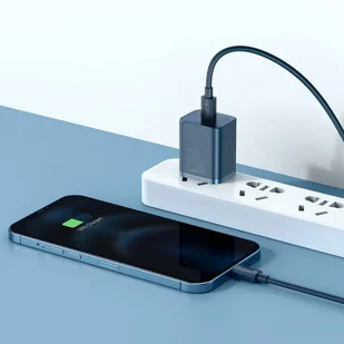 Baseus Super Si 1C szybka ładowarka USB Typ C 20W Power Delivery + kabel USB Typ C - Lightning 1m niebieski (TZCCSUP-B03) - Kable USB - miniaturka - grafika 12