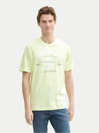 Koszulki męskie - Tom Tailor T-Shirt 1037735 Zielony Regular Fit - miniaturka - grafika 1