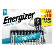 Baterie i akcesoria - Baterie alkaliczne Energizer Max Plus AAA, 10 szt. - miniaturka - grafika 1