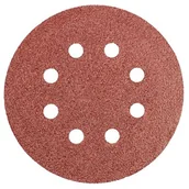 Narzędzia warsztatowe - Topex Grupa sp. z o.o. S.K. Krążki ścierne 125mm K40 5szt. z 8 otworami 55H939 - miniaturka - grafika 1