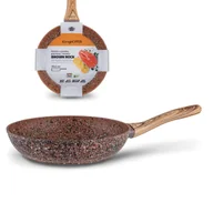 Patelnie - Mała PATELNIA GRANITOWA 24cm patelnia NA INDUKCJE Brown Rock Konighoffer - miniaturka - grafika 1