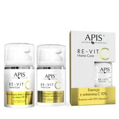 Zestawy kosmetyków damskich - Apis Professional Zestaw Professional RE-VIT C Home Care esencja + krem na dzień + krem na noc - miniaturka - grafika 1