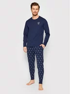 Piżamy damskie - Polo Ralph Lauren Piżama 714866475001 Granatowy Regular Fit - miniaturka - grafika 1