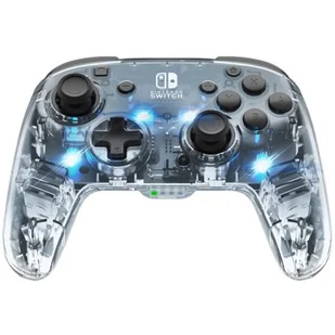 Kontroler PDP Afterglow Wireless Deluxe pro Nintendo Switch (500-137-EU) przezroczysty - Akcesoria do Nintendo - miniaturka - grafika 1