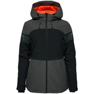 Kurtki i kamizelki sportowe damskie - Damska kurtka narciarska Loap Lawela Rozmiar: L / Kolor: czarny/szary - miniaturka - grafika 1