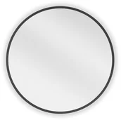 Lustra - Mexen Loft lustro łazienkowe okragłe 55 cm, rama czarna - 9850-055-055-000-70 - miniaturka - grafika 1