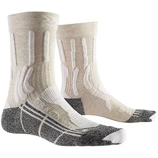 Skarpetki damskie - X-Socks Damskie skarpety Trek X Cotton Socks biały White/Anthracite 35-36 - grafika 1