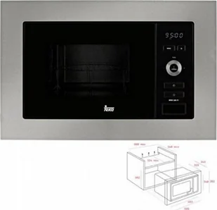 Kuchenka mikrofalowa Teka Grill Teka MWE225FI 20 L 800W 1000W 800 W 20 L - Kuchenki mikrofalowe do zabudowy - miniaturka - grafika 1