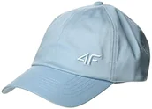 Czapki damskie - 4F H4L20-CAD008-34S Czapka Z Daszkiem Damska, Niebieski H4L20-CAD008-34S - miniaturka - grafika 1