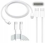 Kable USB - Kabel Przewód Oryginalny Apple USB-C - C 60W 1M Supercharger HIT - miniaturka - grafika 1