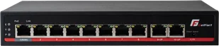 SWITCH POE GETFORT 8+2 Gigabit Ethernet 120W  -  - 38 sklepów w całej Polsce - Switche - miniaturka - grafika 1