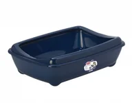 Kuwety dla kotów - PET NOVA Cat Life Kitty Tray - Kuweta otwarta z ramką - granatowa - miniaturka - grafika 1