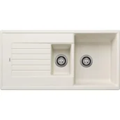 Zlewozmywaki - Zlewozmywak granitowy BLANCO Zia 6 S Silgranit Delikatny biały 527207 - miniaturka - grafika 1