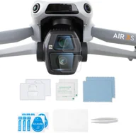 Akcesoria do drona - SZKŁO HARTOWANE NA OBIEKTYW GIMBALA DRONA DO DJI AIR 3S - ZESTAW 4 SZTUK - miniaturka - grafika 1