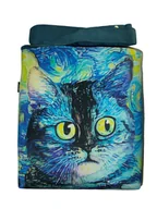 Torebki damskie - Niebieski kot - miniaturka - grafika 1