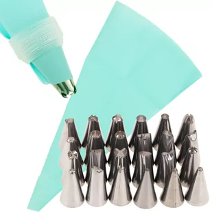 RĘKAW CUKIERNICZY CIAST DEKORATOR TORTÓW 24 TYLKI - Pozostałe akcesoria kuchenne RĘKAW CUKIERNICZY CIAST DEKORATOR TORTÓW 24 TYLKI - Pozostałe akcesoria kuchenne - miniaturka - grafika 1