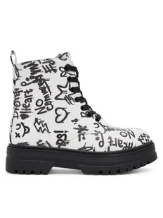 DeeZee Trzewiki CEO-AVO-2209-021 Biały - Buty dla dziewczynek - miniaturka - grafika 1