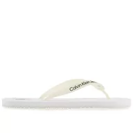 Klapki i japonki męskie - Japonki Calvin Klein Slippers YM0YM00656-YBR - białe - miniaturka - grafika 1