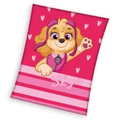 Koce i narzuty dla dzieci - Kocyk Coral PSI PATROL SKYE Koc 110x140 cm CARBOTEX PAW235058 - miniaturka - grafika 1