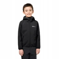 Kurtki i płaszcze dla dziewczynek - Kurtka dziecięca softshellowa Jack Wolfskin Fourwinds Jacket Kids 140 - miniaturka - grafika 1