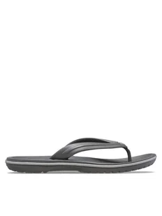 Crocs Japonki Crocband Flip 11033 Szary - Klapki i japonki damskie - miniaturka - grafika 1