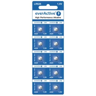 EverActive Bateria Pastylkowa G4 LR626 LR66 Lithium Battery 1,5v 10szt - Baterie i akcesoria - miniaturka - grafika 1