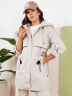 Kurtki damskie - Kurtka parka damska MEROY szara Dstreet TY4287-XXL - miniaturka - grafika 1