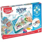 Kredki, ołówki, pastele i pisaki - Tablica Creativ Textur'Art - miniaturka - grafika 1