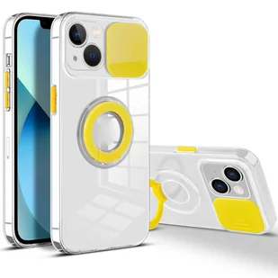 König Design Etui kompatybilne z Apple iPhone 13 mini Plastikowe, miękkie etui na telefon komórkowy - Żółte etui na telefon komórkowy - Etui i futerały do telefonów - miniaturka - grafika 1