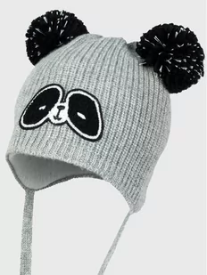 Jamiks Czapka JZF086-P Szary - Czapki dla dzieci - miniaturka - grafika 1