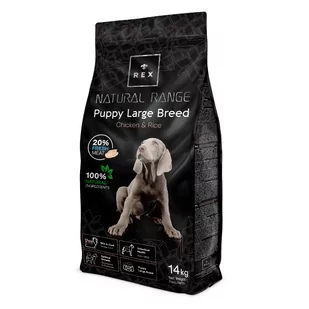 Rex Natural Range Puppy Large Breed Chicken & Rice 14kg - Sucha karma dla psów - miniaturka - grafika 1
