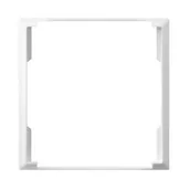 Klawisze i ramki - Ospel ARIA Ramka ozdobna do gniazd podwójnych do ramek BIAŁY ARIA - miniaturka - grafika 1