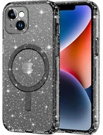 Etui i futerały do telefonów - Etui do Apple iPhone 13 | 14 BROKATOWE do MagSafe CLEAR CASE Szkło na ekran - miniaturka - grafika 1