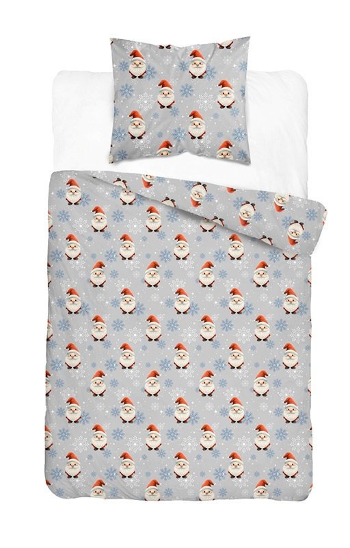Pościel bawełniana dziecięca 140x200 xoxo 5876a Święty Mikołaj