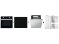 Zestawy AGD - Whirlpool Piekarnik AKP9 786 NB + Płyta WS Q4860 NE + Zmywarka WCIO 3T341 PES + Lodówka WHC18T341 - miniaturka - grafika 1