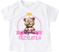 Koszulki dla dziewczynek - koszulka urodzinowa dla dziewczynki (3latka) - miniaturka - grafika 1