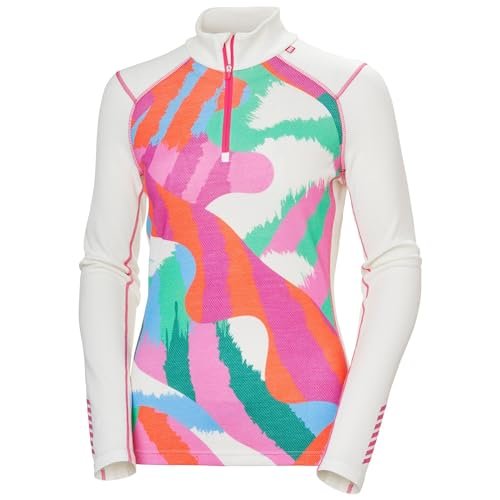 Helly Hansen Damska bluza LIFA Merino Midweight Graphic 1/2 Zip Base Layer