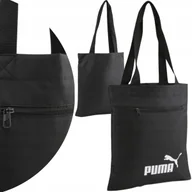 Torby sportowe - PUMA TORBA TOREBKA PUMA CORE POP SHOPPER ZAKUPY DUŻA CZARNA SZOPERKA - miniaturka - grafika 1
