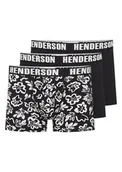 Majtki męskie - Bokserki (dłuższa nogawka) Orchid Henderson 3-pak czarny, biały L - miniaturka - grafika 1