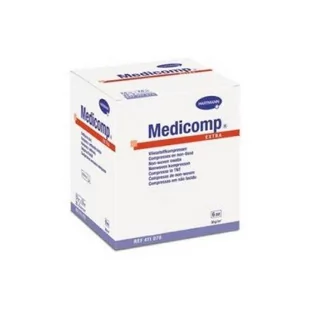 Hartmann Kompresy MEDICOMP EXTRA jałowe 6 warstwowe 7,5x7.5cm, 25x2szt. - Apteczki i materiały opatrunkowe - miniaturka - grafika 1