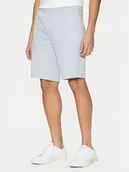 Spodenki męskie - Calvin Klein Szorty sportowe Micro Logo K10K111208 Niebieski Regular Fit - miniaturka - grafika 1