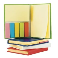 Gadżety  do biura - Notes z karteczkami różne kolory - miniaturka - grafika 1