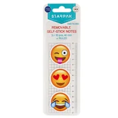 Szkolne artykuły papiernicze - Starpak Zakładka indeksująca Emoticon z linijką 40 mm - miniaturka - grafika 1