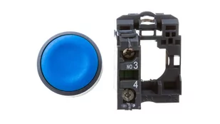 Schneider Electric xb5aa61 Harmony przycisk Niebieski,  Impulsion termostat, 1 °F, 22 MM feeddurc średnicą XB5AA61 - Wyłączniki światła i elektryczne - miniaturka - grafika 1