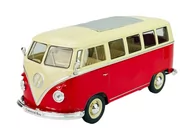 Samochody i pojazdy dla dzieci - Welly 1963 Vw Volkswagen T1 Bus Czerwony 1:24 Samochów Nowy Metalowy Model - miniaturka - grafika 1