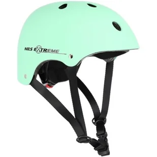 Nils EXTREME MTV12 ZIELONY MATOWY ROZM. S (53-55 cm) KASK EXTREME 16-70-020 - Kaski rowerowe - miniaturka - grafika 1