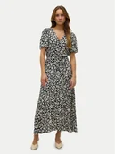 Sukienki - Vero Moda Sukienka letnia Alba 10330301 Czarny Regular Fit - miniaturka - grafika 1