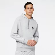 Bluzy męskie - Bluza męska New Balance MT23581AG  szara - miniaturka - grafika 1