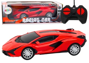 Auto sportowe RC 1:22 czerwone Leantoys - Zabawki zdalnie sterowane - miniaturka - grafika 1